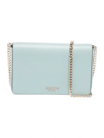 Pre-owned Kate Spade Leather Clutch In Blue