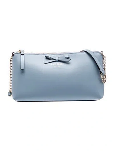 Pre-owned Kate Spade Leather Clutch In Blue