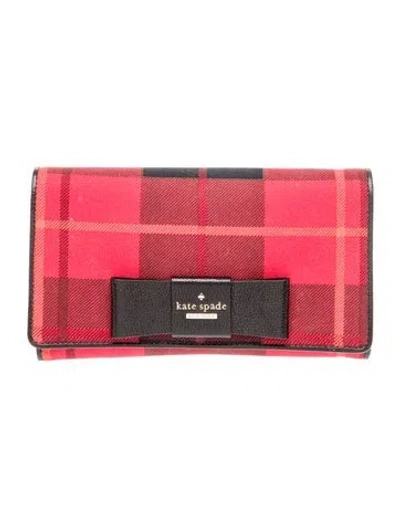 Pre-owned Kate Spade Leather Clutch In Multi