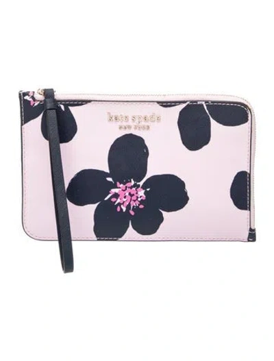 Pre-owned Kate Spade Leather Clutch In Multi