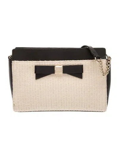 Pre-owned Kate Spade Leather Clutch In Neutral