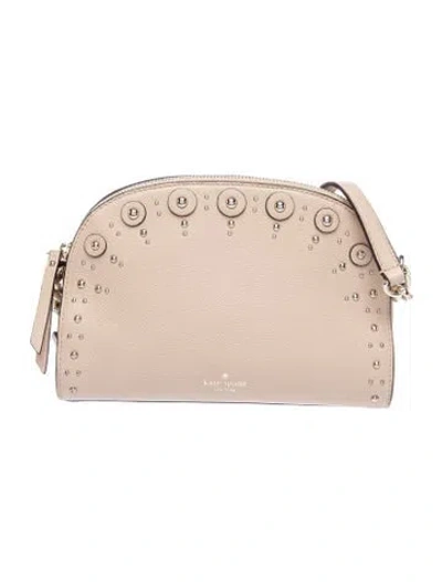 Pre-owned Kate Spade Leather Clutch In Neutral