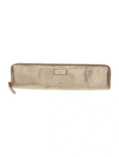 Pre-owned Kate Spade Leather Clutch In Neutrals