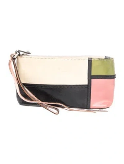Pre-owned Kate Spade Leather Clutch In Neutrals