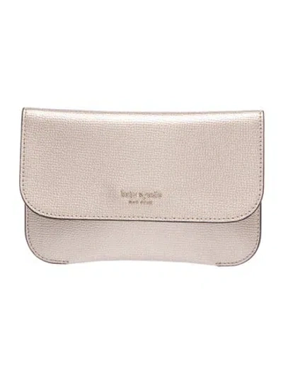 Pre-owned Kate Spade Leather Clutch In Pink