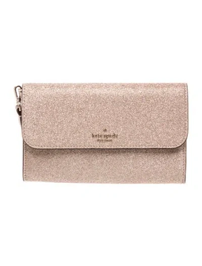 Pre-owned Kate Spade Leather Clutch In Pink