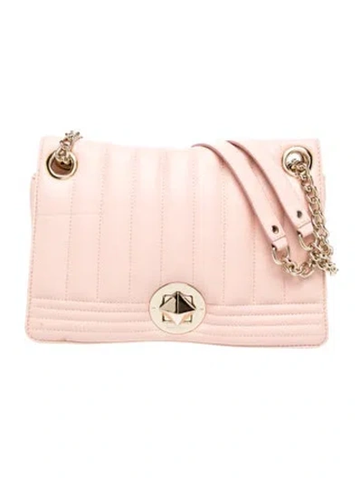 Pre-owned Kate Spade Leather Clutch In Pink