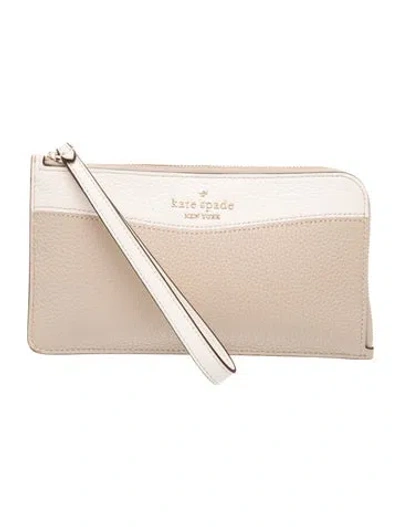 Pre-owned Kate Spade Leather Clutch In Pink