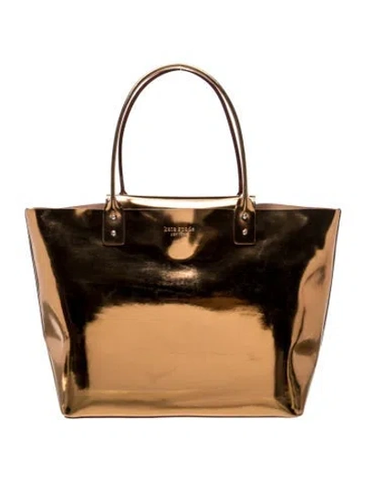 Pre-owned Kate Spade Leather Coal Small In Brown