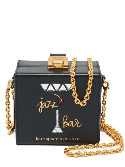 Pre-owned Kate Spade Leather Cross Body Bag In Black