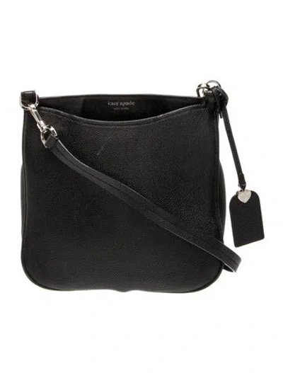 Pre-owned Kate Spade Leather Crossbody Bag In Black