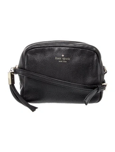 Pre-owned Kate Spade Leather Crossbody Bag In Black