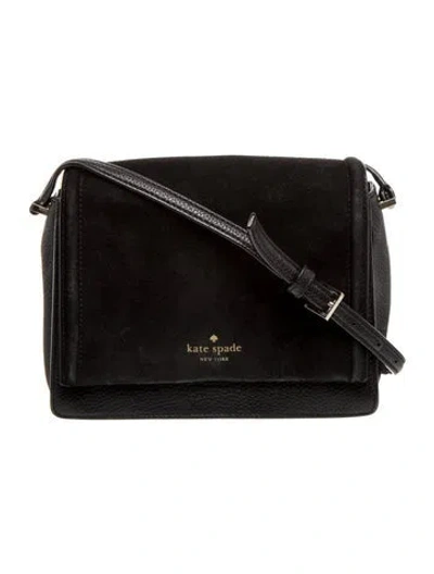 Pre-owned Kate Spade Leather Crossbody Bag In Black