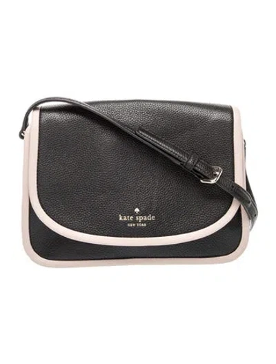 Pre-owned Kate Spade Leather Crossbody Bag In Black