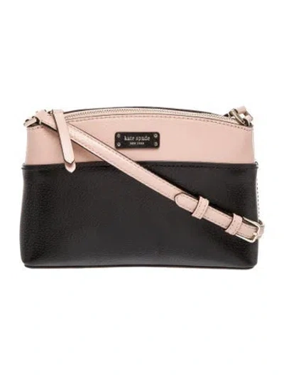 Pre-owned Kate Spade Leather Crossbody Bag In Black