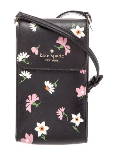 Pre-owned Kate Spade Leather Crossbody Bag In Black