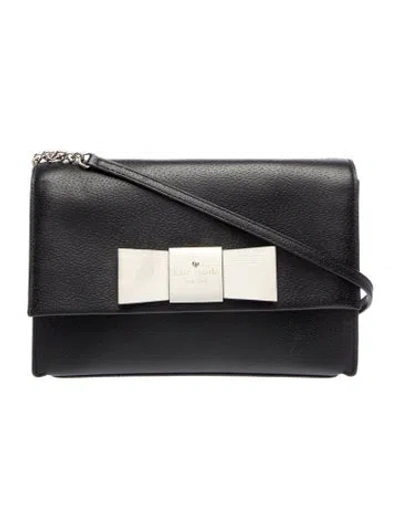 Pre-owned Kate Spade Leather Crossbody Bag In Black