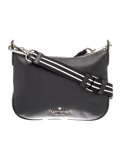Pre-owned Kate Spade Leather Crossbody Bag In Black