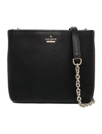 Pre-owned Kate Spade Leather Crossbody Bag In Black
