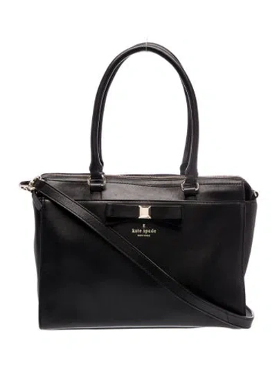 Pre-owned Kate Spade Leather Crossbody Bag In Black