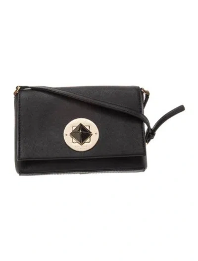 Pre-owned Kate Spade Leather Crossbody Bag In Black
