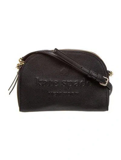 Pre-owned Kate Spade Leather Crossbody Bag In Black