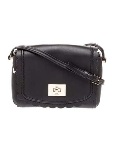 Pre-owned Kate Spade Leather Crossbody Bag In Black