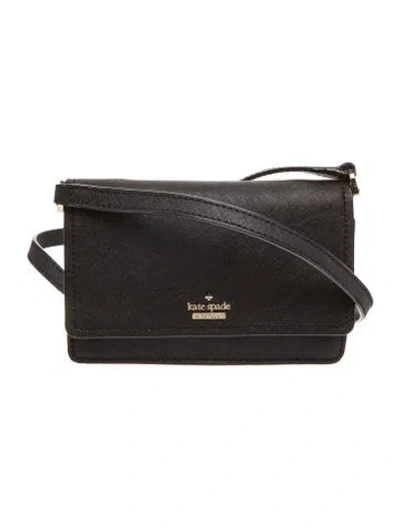Pre-owned Kate Spade Leather Crossbody Bag In Black