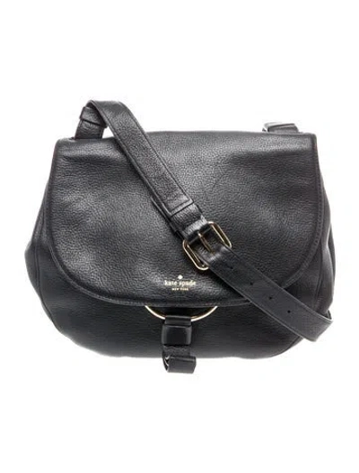 Pre-owned Kate Spade Leather Crossbody Bag In Black
