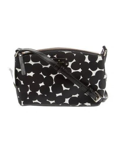 Pre-owned Kate Spade Leather Crossbody Bag In Black