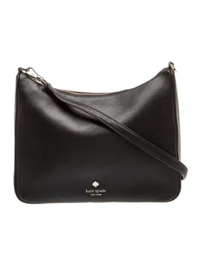 Pre-owned Kate Spade Leather Crossbody Bag In Black