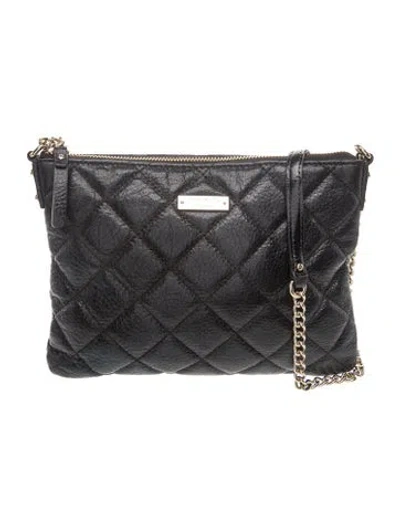 Pre-owned Kate Spade Leather Crossbody Bag In Black