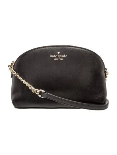Pre-owned Kate Spade Leather Crossbody Bag In Black