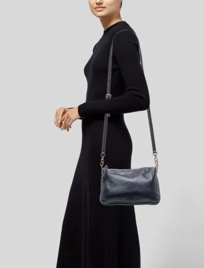 Pre-owned Kate Spade Leather Crossbody Bag In Black