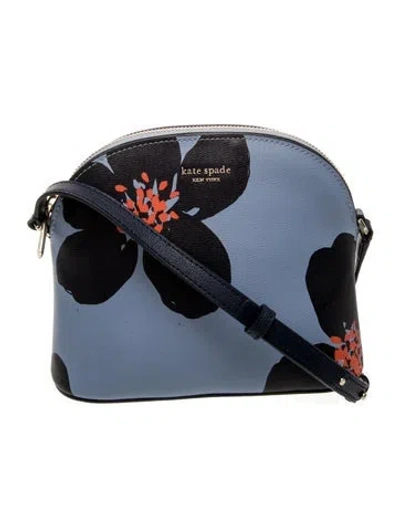 Pre-owned Kate Spade Leather Crossbody Bag In Blue