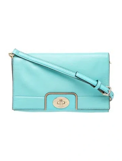 Pre-owned Kate Spade Leather Crossbody Bag In Blue