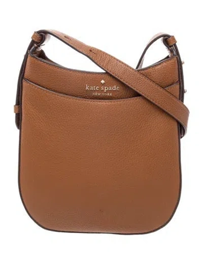 Pre-owned Kate Spade Leather Crossbody Bag In Brown