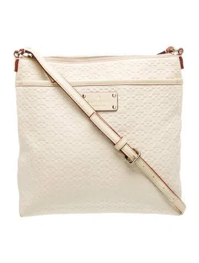 Pre-owned Kate Spade Leather Crossbody Bag In Neutral
