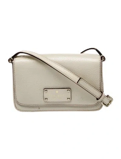 Pre-owned Kate Spade Leather Crossbody Bag In Neutral