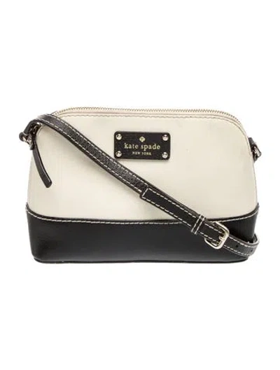 Pre-owned Kate Spade Leather Crossbody Bag In Neutral