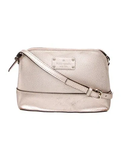 Pre-owned Kate Spade Leather Crossbody Bag In Neutral