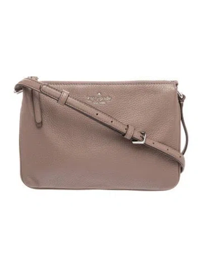 Pre-owned Kate Spade Leather Crossbody Bag In Neutral