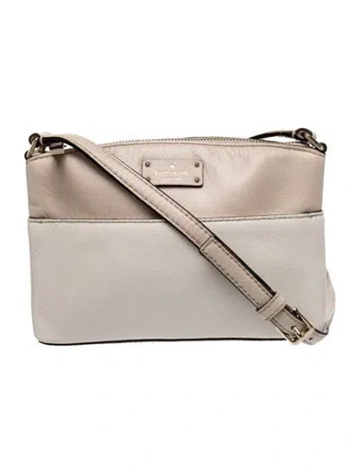 Pre-owned Kate Spade Leather Crossbody Bag In Neutral