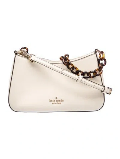 Pre-owned Kate Spade Leather Crossbody Bag In Neutral