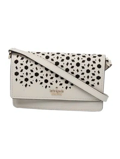 Pre-owned Kate Spade Leather Crossbody Bag In Neutral