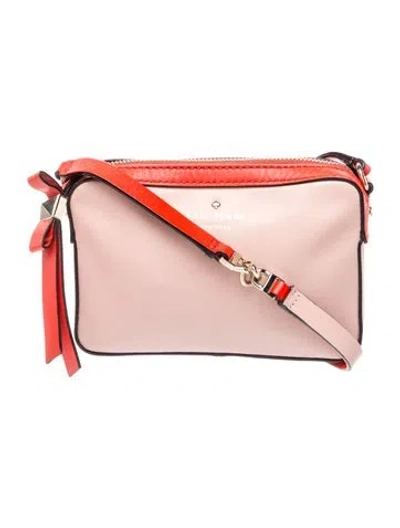 Pre-owned Kate Spade Leather Crossbody Bag In Pink