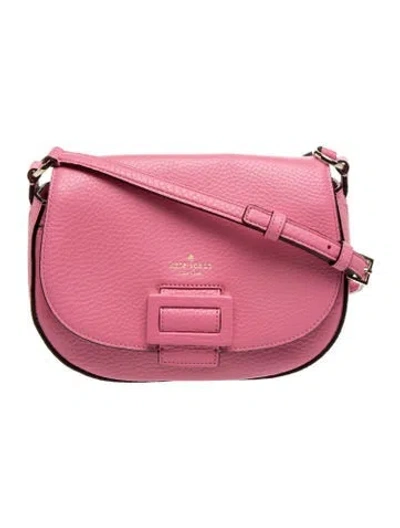 Pre-owned Kate Spade Leather Crossbody Bag In Pink