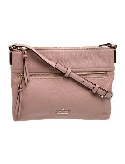 Pre-owned Kate Spade Leather Crossbody Bag In Pink