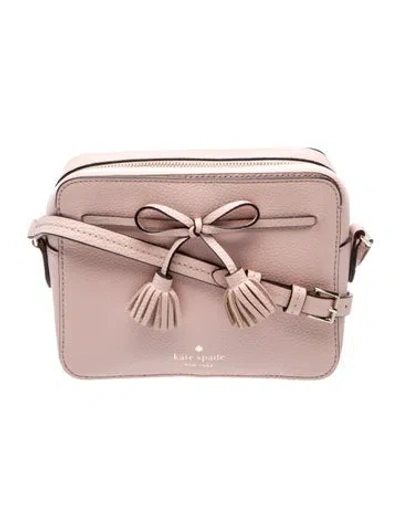 Pre-owned Kate Spade Leather Crossbody Bag In Pink