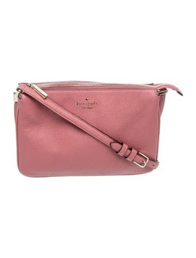 Pre-owned Kate Spade Leather Crossbody Bag In Pink